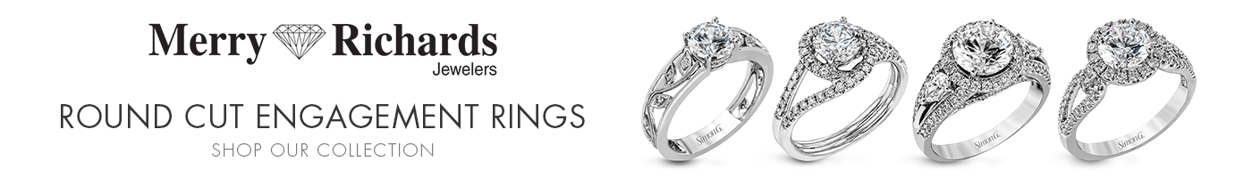 Round Cut Engagement Rings at Merry Richards Jewelers Round Cut Engagement Rings at Merry Richards Jewelers
